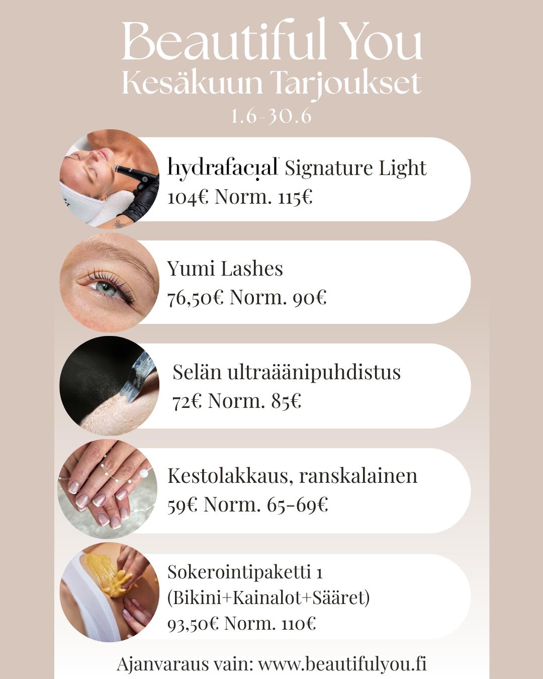 kesäkuuntarjous Kesäkuun tarjous